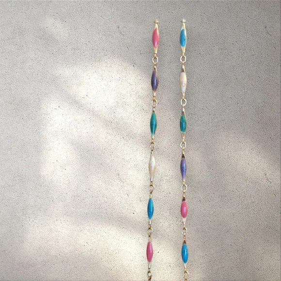 Vintage Colorful Beaded Necklace - Picture 2 of 6